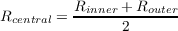           Rinner-+Router-
Rcentral =       2
